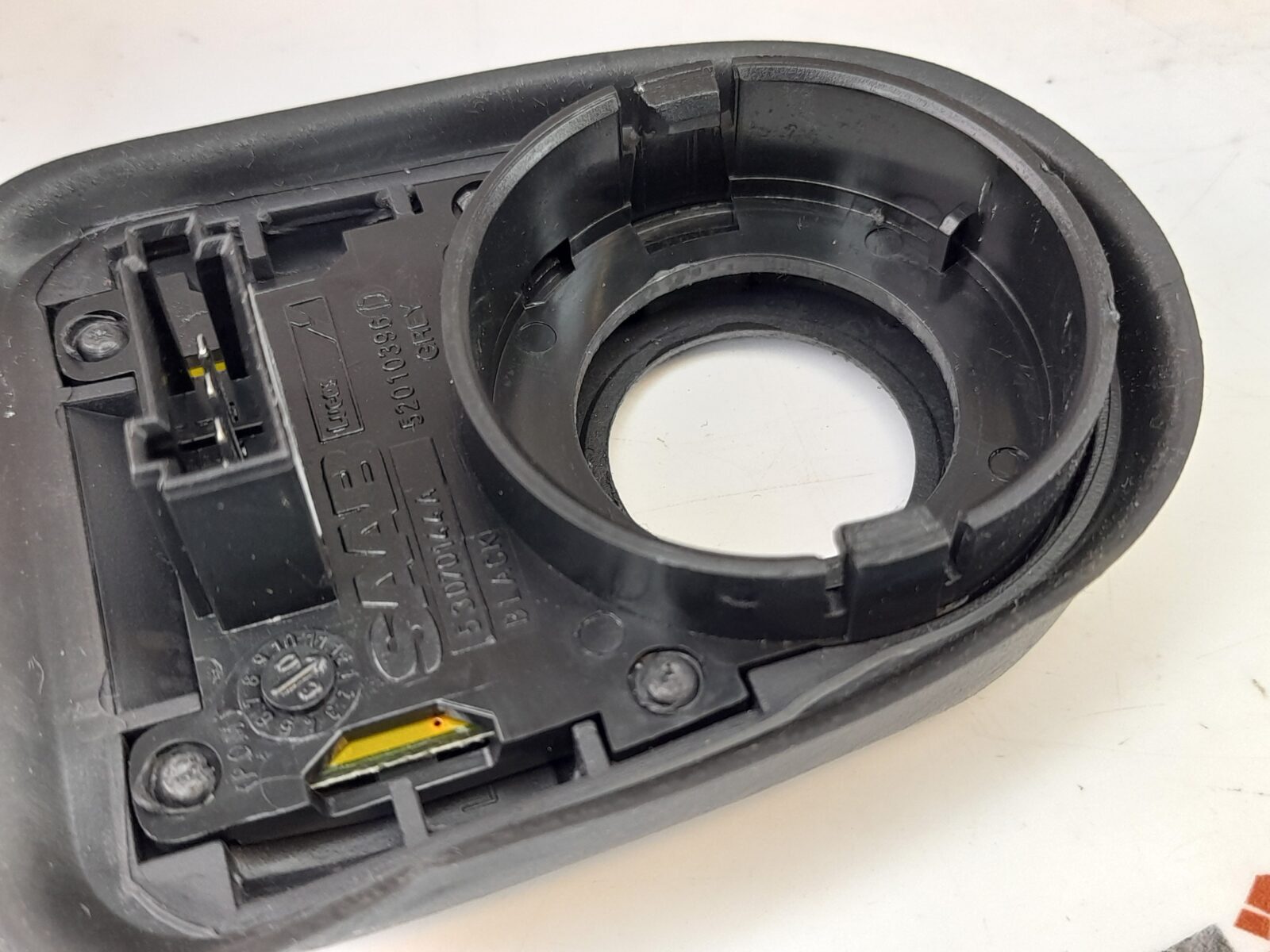 Saab 9-5 Ignition Immobiliser Key Surround 53070144A Black Grey