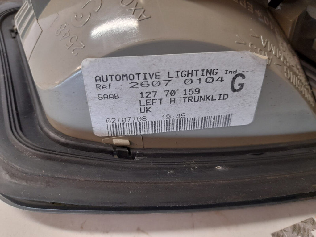 Saab 93 9-3 From 2008 Passenger Nearside Rear Tail Inner Light 12770159