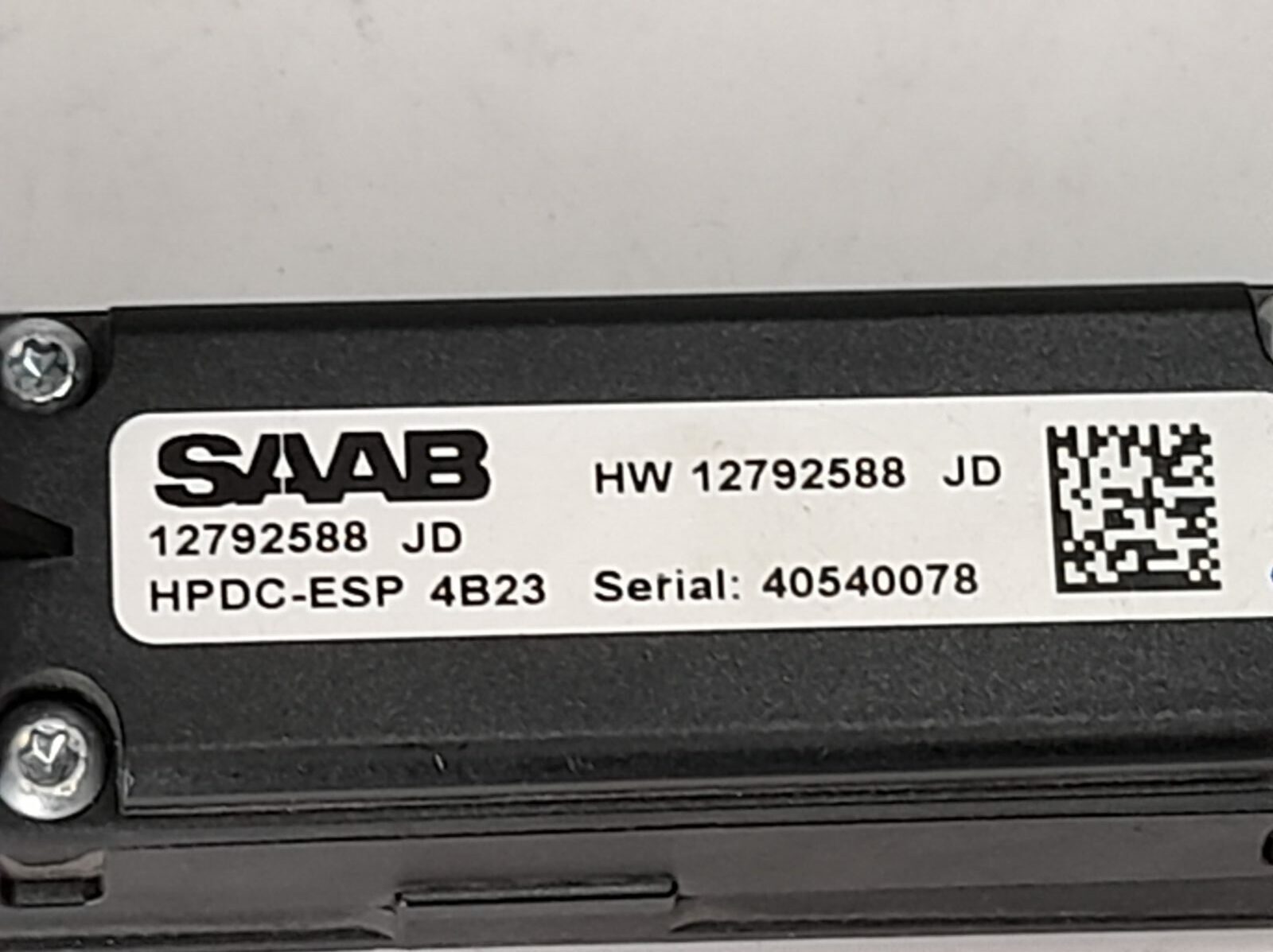 SAAB 9-3 2006 Dash Night Panel ESP Control Switch 12792588