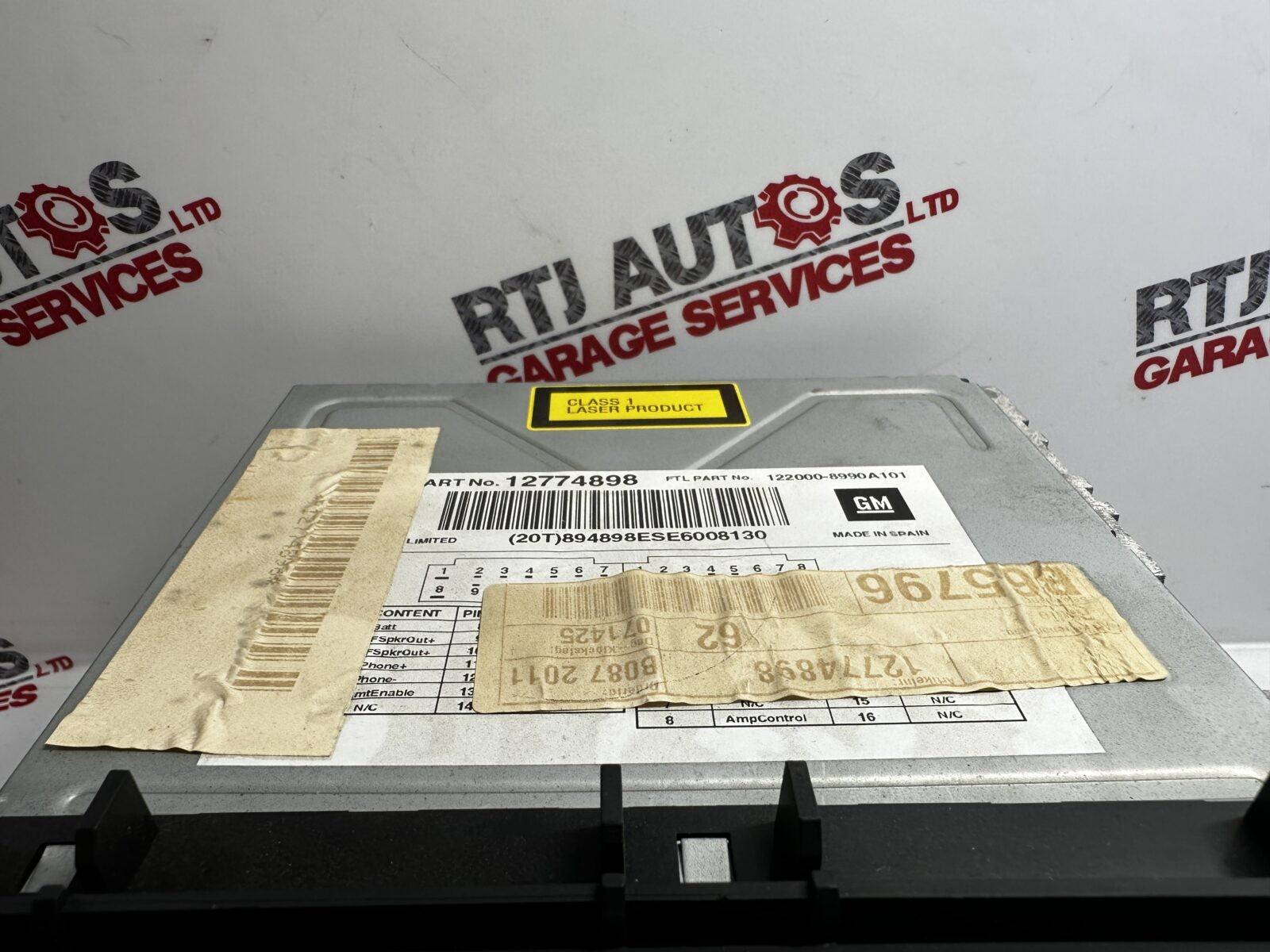 SAAB 9-3 Radio Stereo CD player Head Unit 4D 5D CV 07-Onwards 12774898