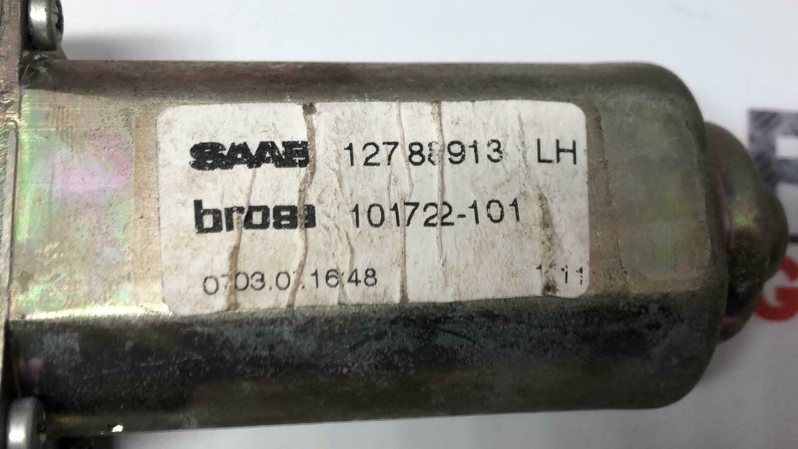 Saab 9-3 2003 - 2012 Electric Window Motor 2 Pin Left Rear 12788805 12788913