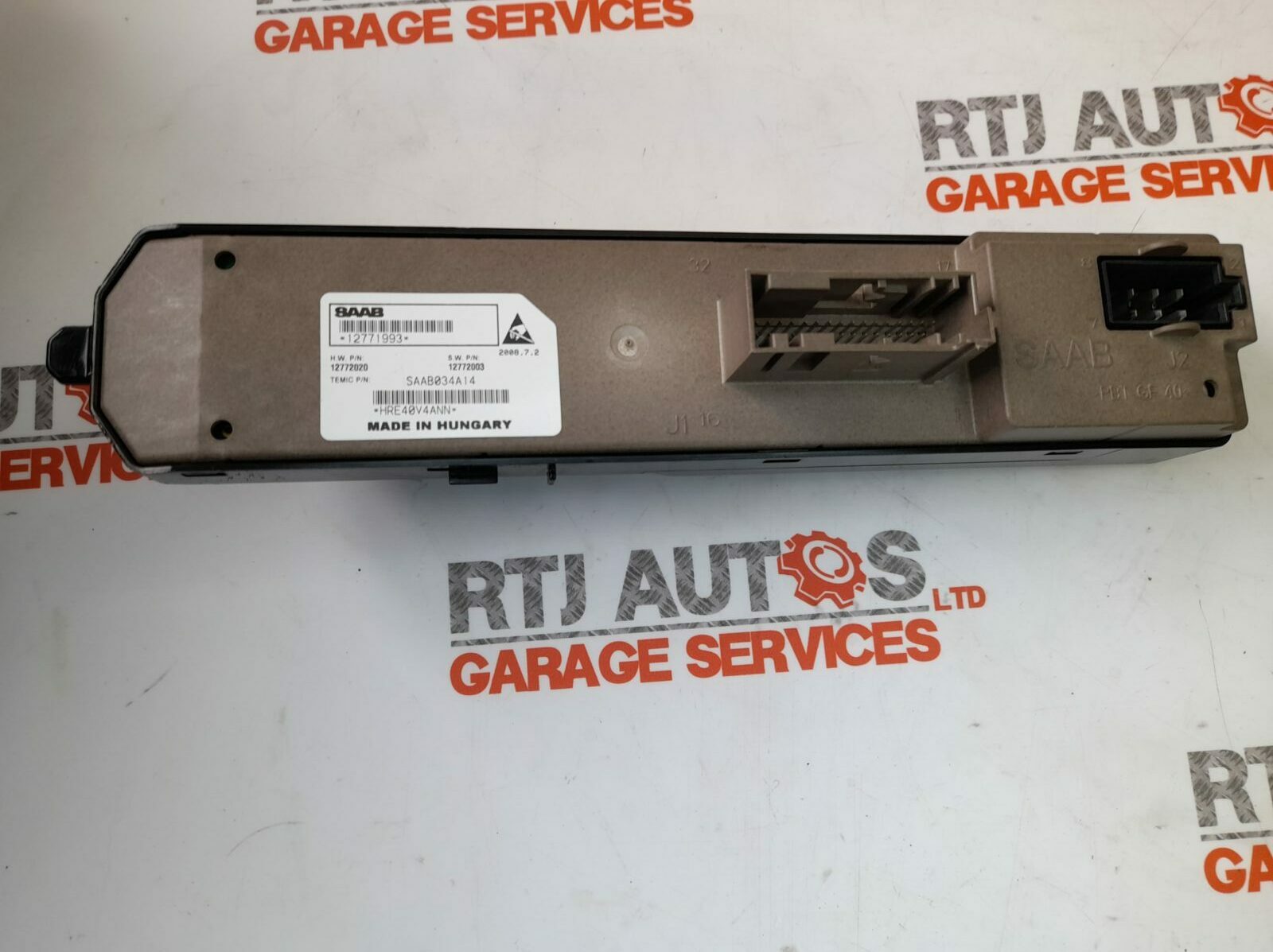 Saab 93 9-3 Nearside Rear Window Switch (No Anti Pinch) 12771993 (From 2007)