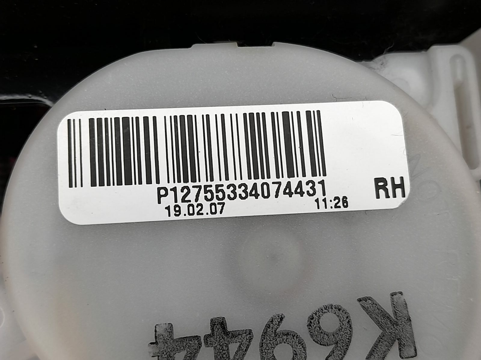 Saab 93 9-3 From 2006 5D O/S Rear Seatbelt 12755334
