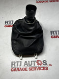Saab 93 9-3 Used Gear Stick Gaiter Black Leather (Grade 2)