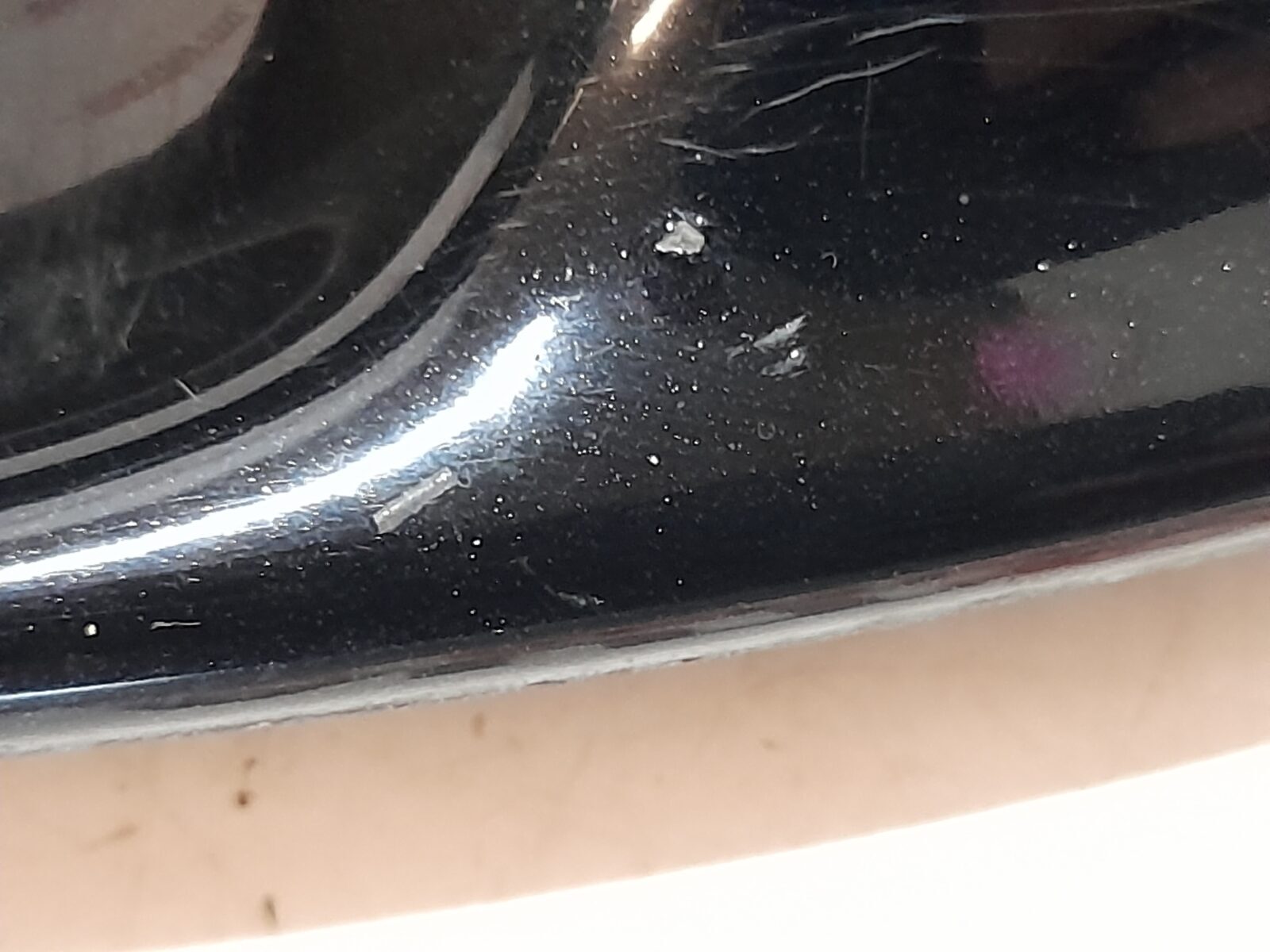 Saab 93 9-3 Passenger Front Outside Door Handle Jet Black Metallic 298 12760267